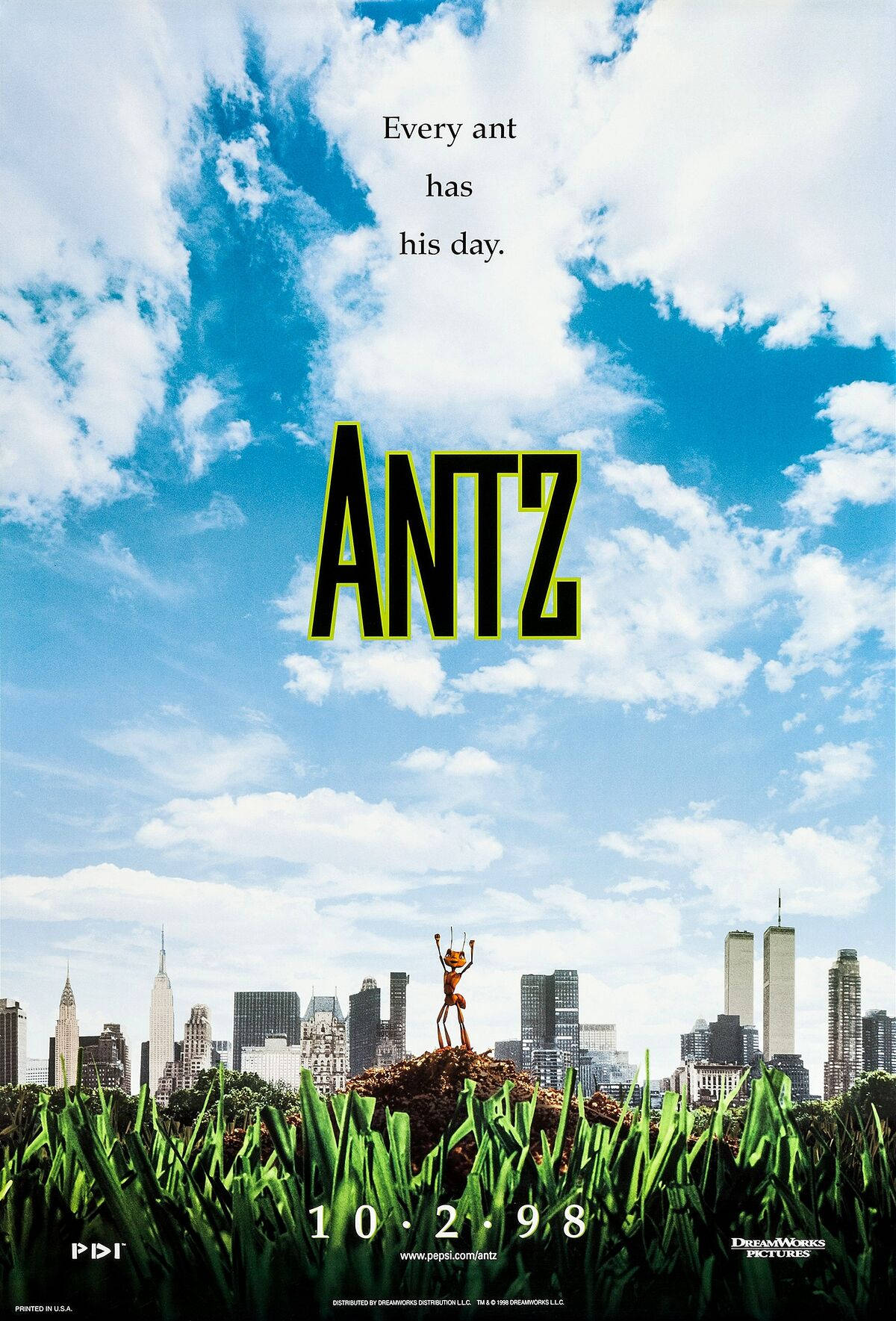 Antz, sky, city skyline, HD Phone Wallpaper