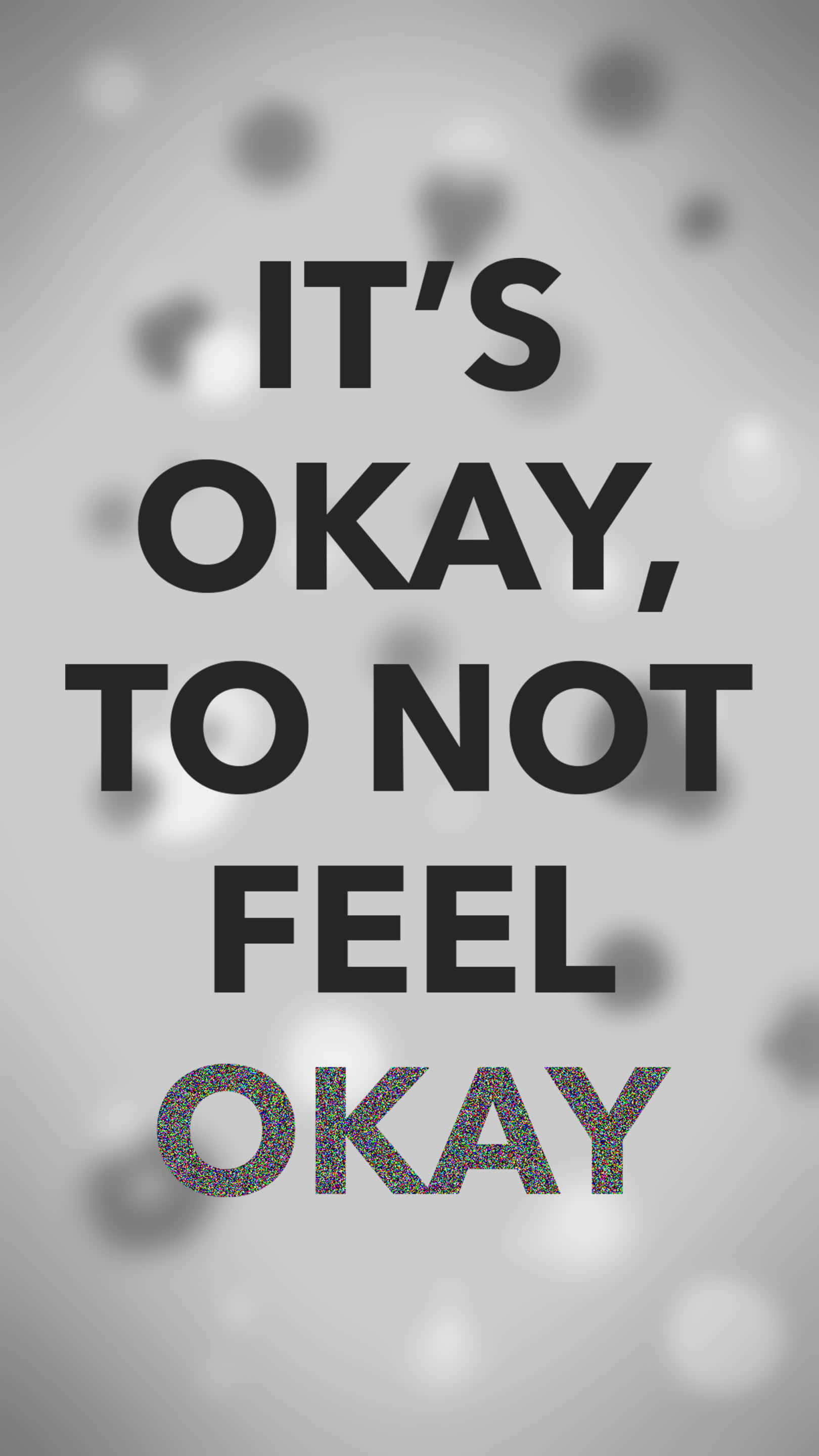 Anxiety iPhone, 1620 x 2880, black text, 2K Phone Wallpaper