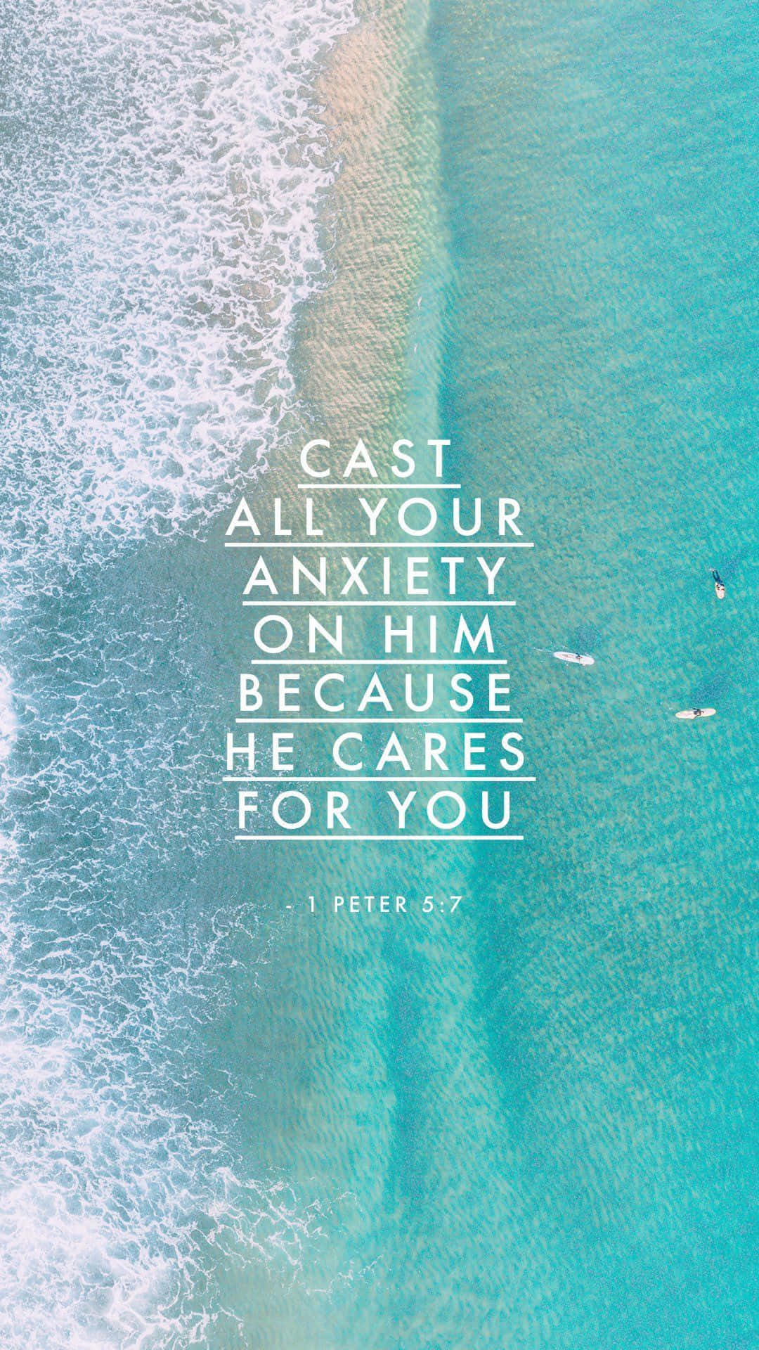 anxiety iPhone, 1080 x 1920, turquoise ocean waves, Full HD Phone Wallpaper
