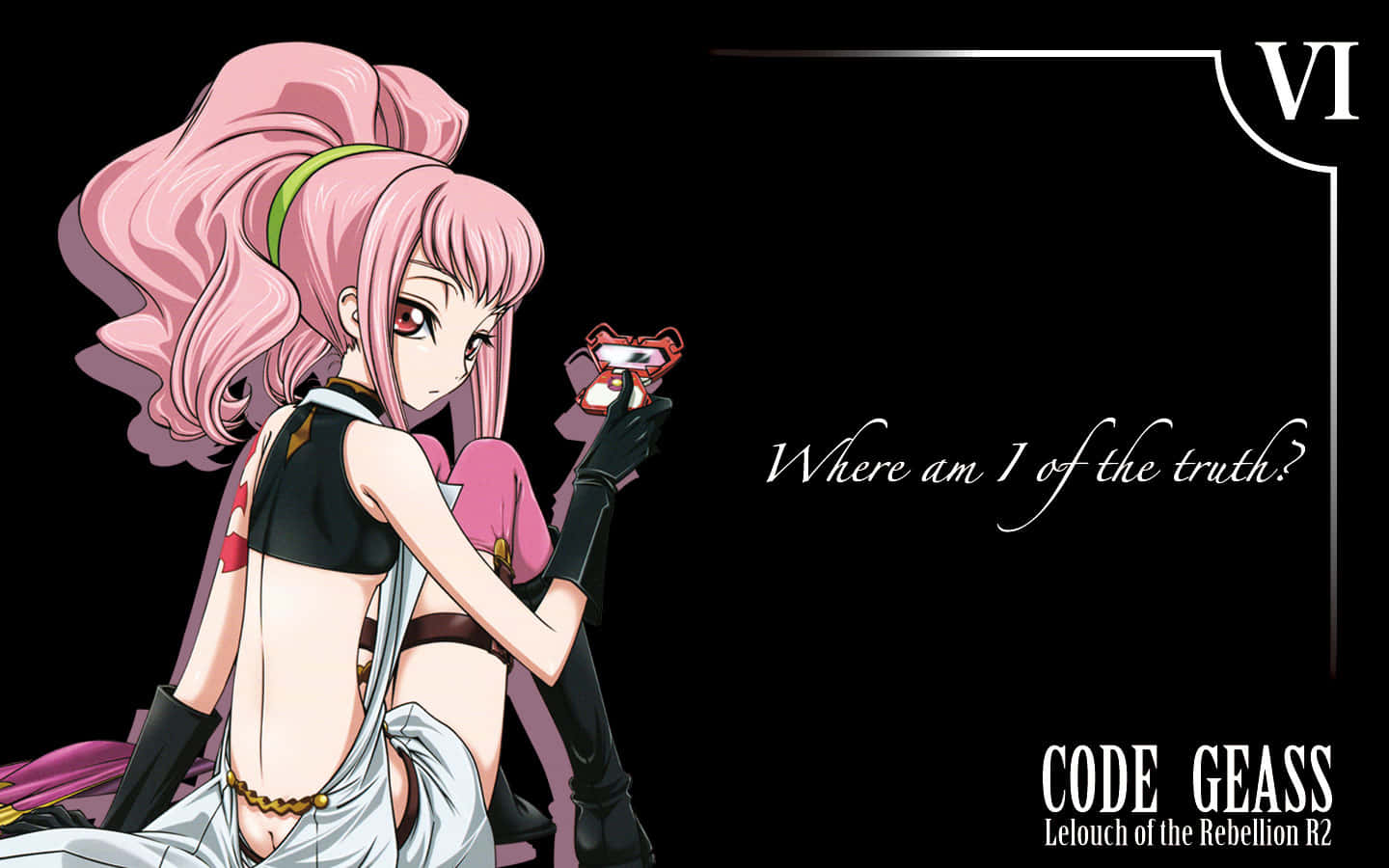 Anya Alstreim, pink-haired anime girl, black gloves, HD Desktop Wallpaper