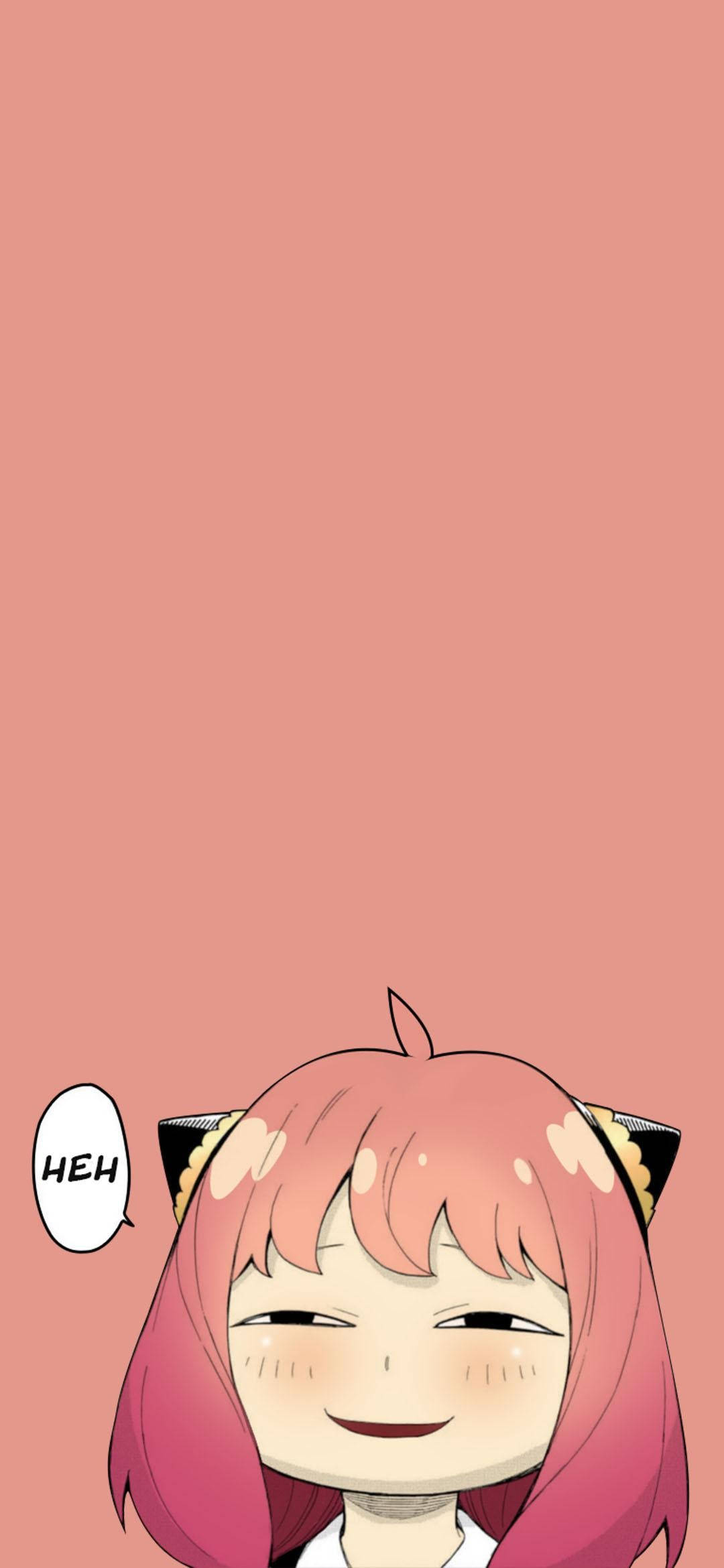 Anya Forger, pink hair, cat ears, Full HD Phone Wallpaper