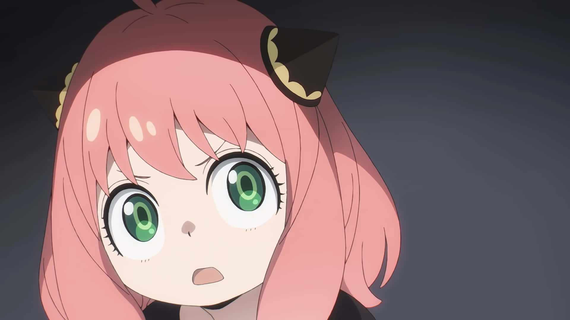 Anya Spy X Family, pink hair, green eyes, Full HD Desktop Wallpaper