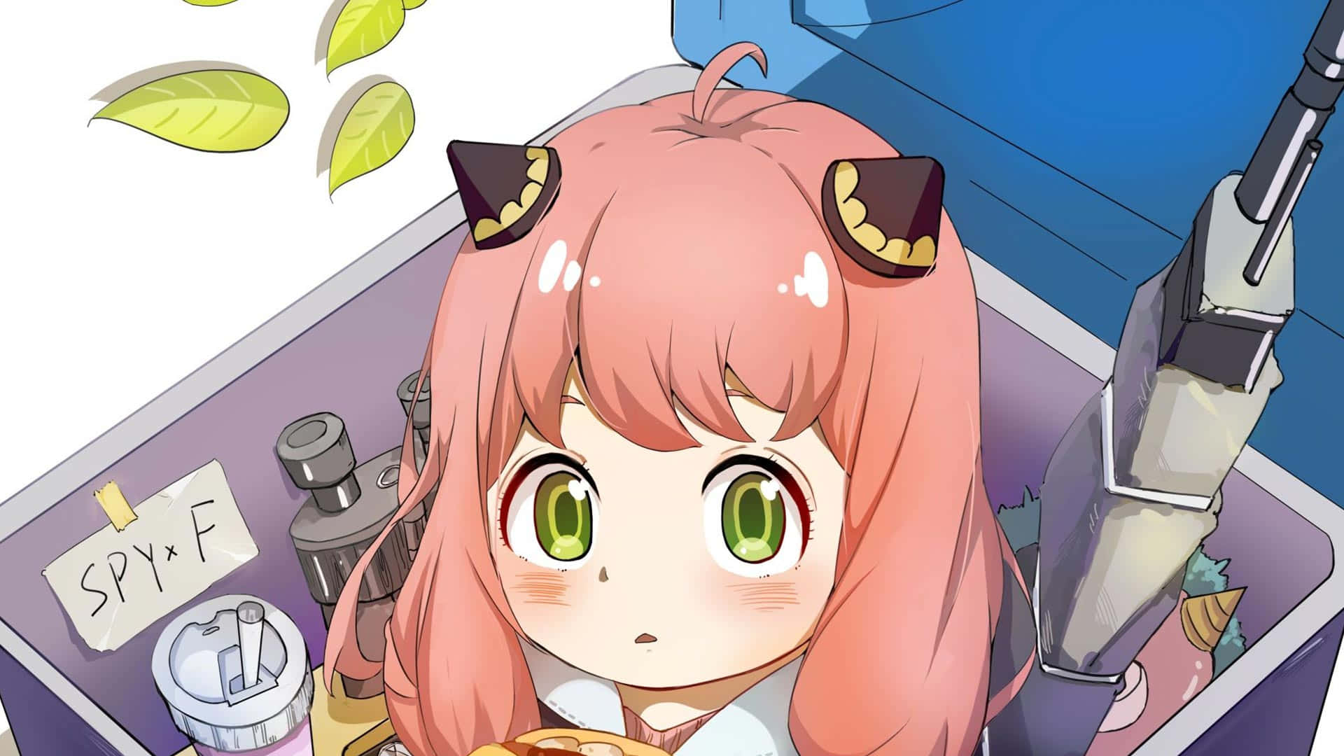 Anya, Spy X Family, pink-haired, Full HD Desktop Wallpaper