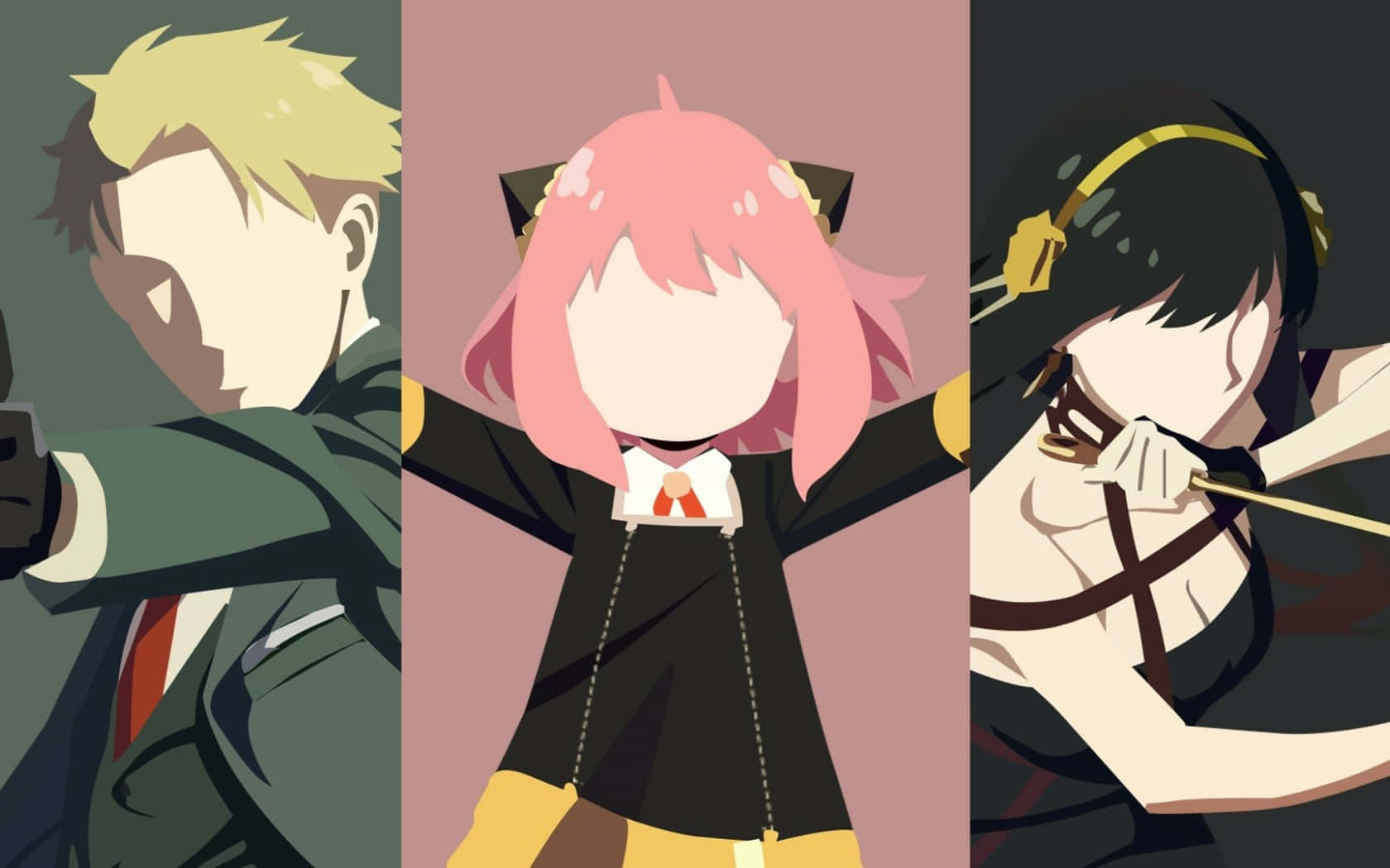 Anya Spy X Family, anime characters, guns, HD Desktop Wallpaper