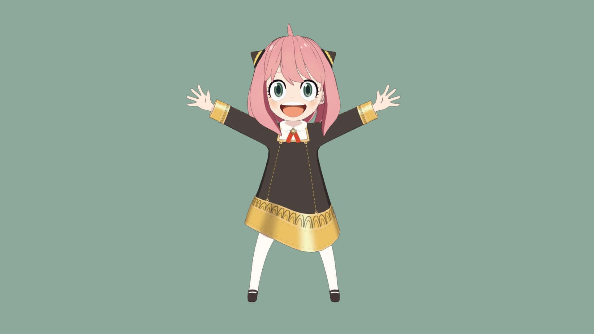 Anya, Spy X Family, pink hair, Full HD Desktop Wallpaper