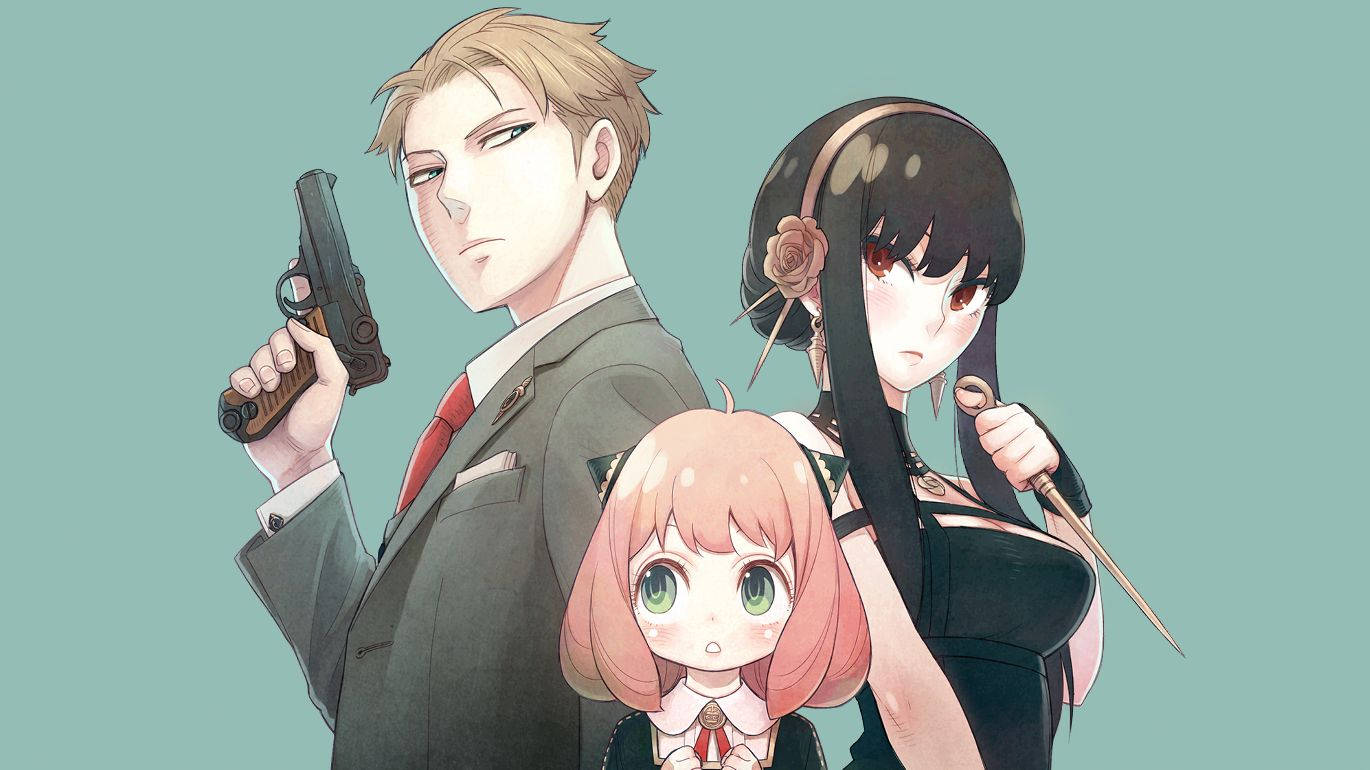 Spy X Family, handgun, dagger, HD Desktop Wallpaper