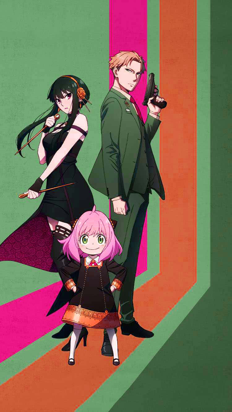 Anya, Spy X Family, green, HD Phone Wallpaper