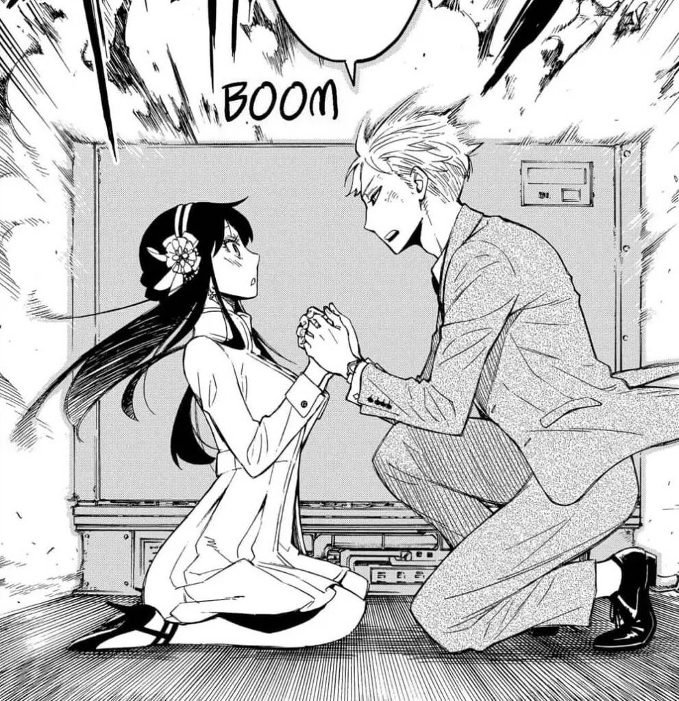 Spy X Family, manga panel, man in a suit, SD Phone Wallpaper