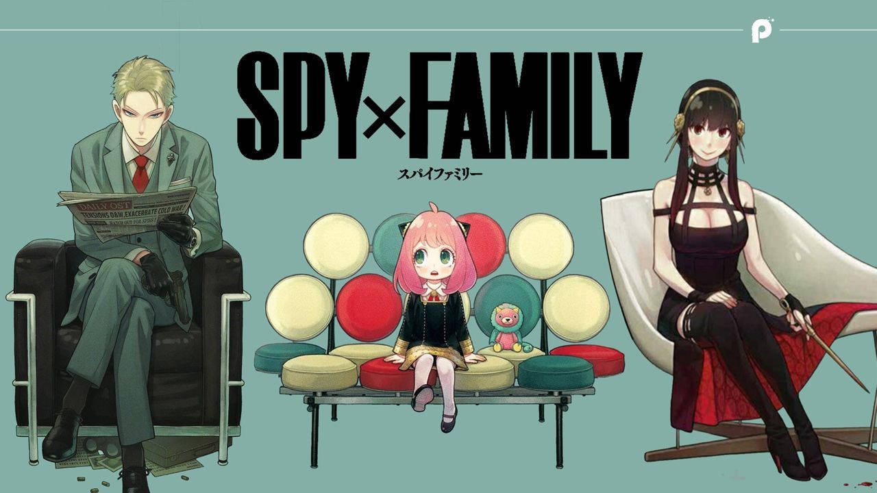 Spy X Family, Anya, couch, HD Desktop Wallpaper