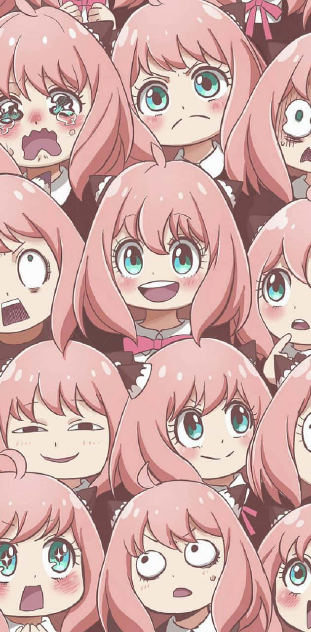 Anya, Spy X Family, pink-haired, HD Phone Wallpaper