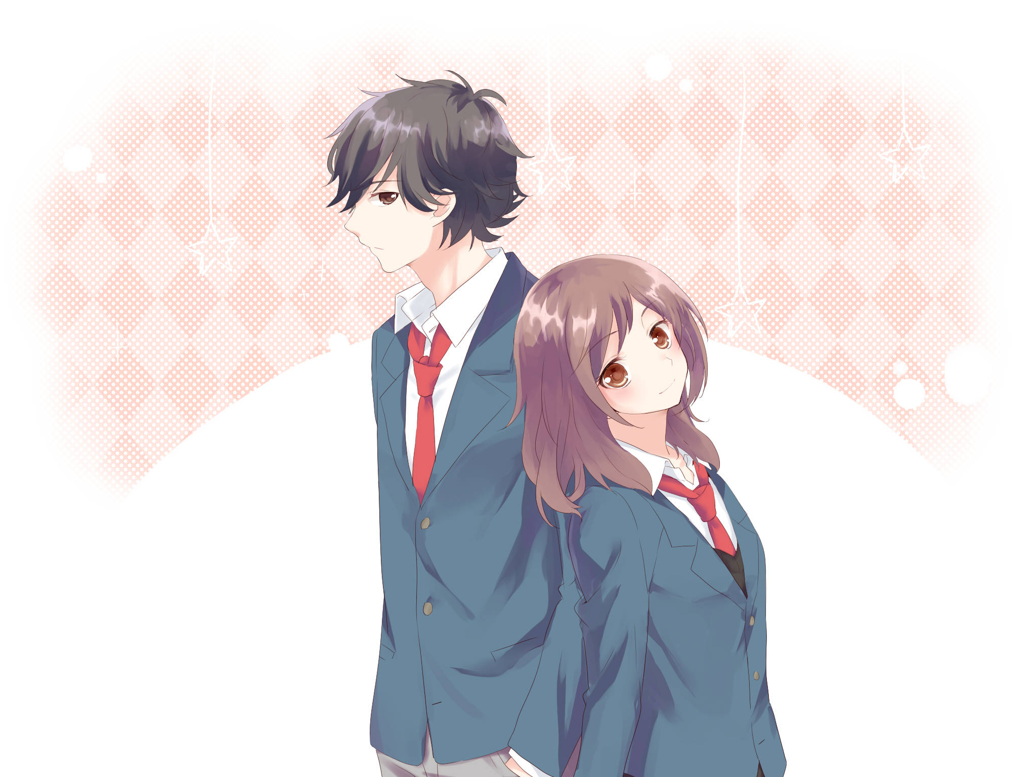 Ao Haru Ride, Yoshioka Futaba, blue uniforms, Full HD Desktop Wallpaper