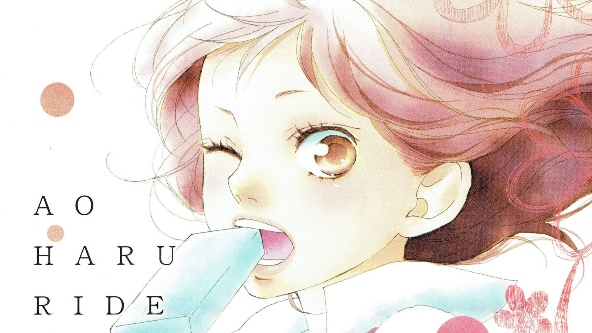 Ao Haru Ride, Yoshioka Futaba, pink hair, Full HD Desktop Wallpaper