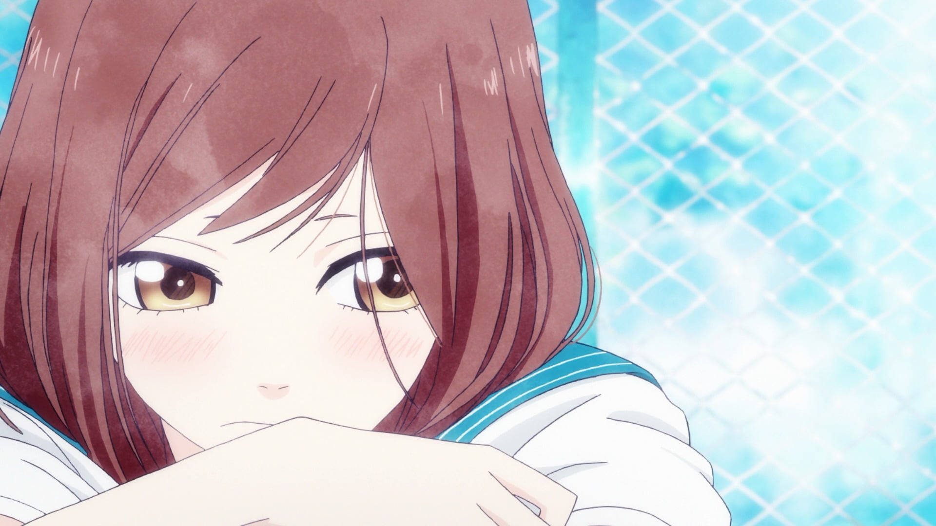 Ao Haru Ride, Yoshioka Futaba, brown hair, Full HD Desktop Wallpaper