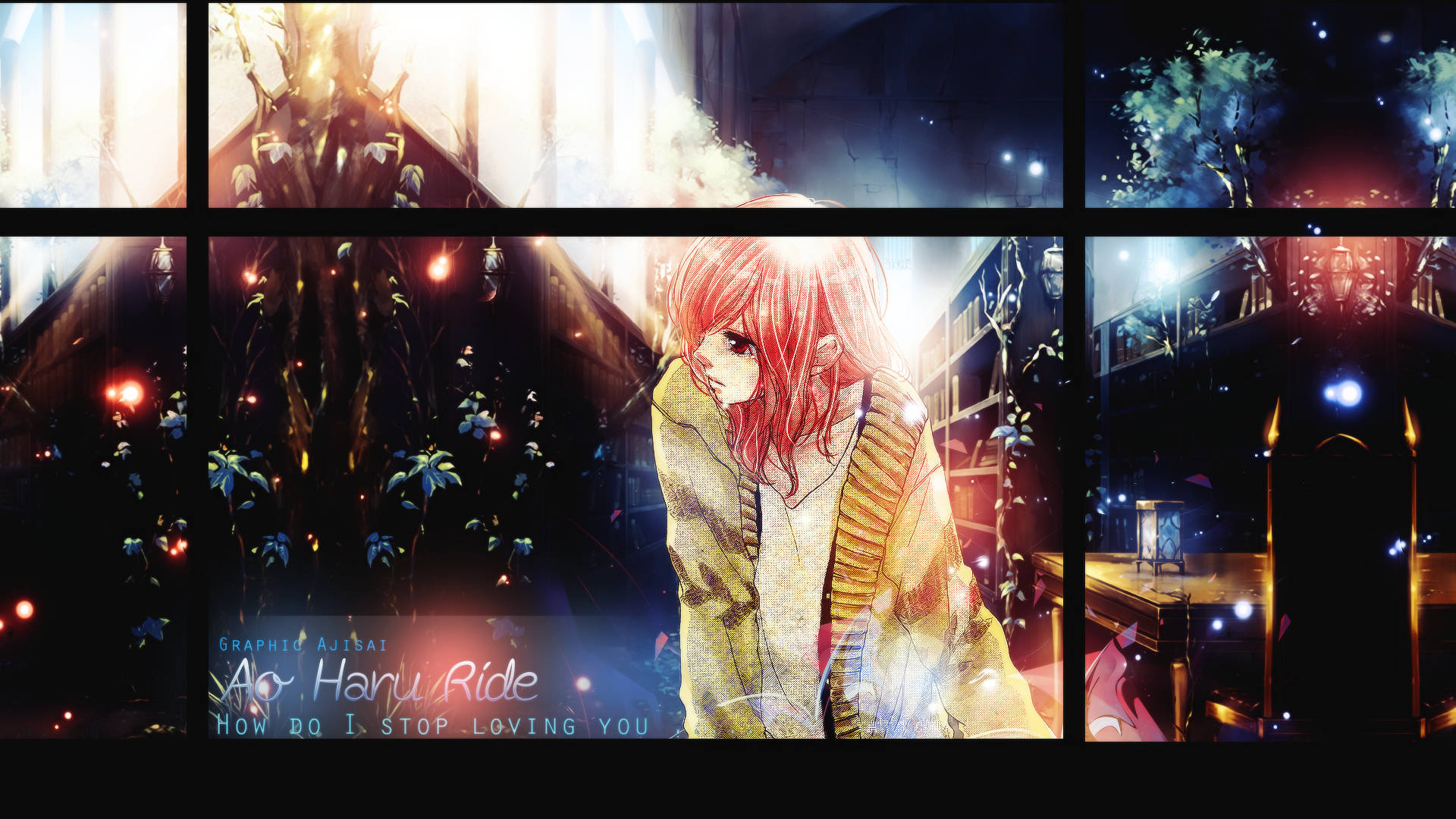 Ao Haru Ride, Yoshioka Futaba, red-haired, Full HD Desktop Wallpaper