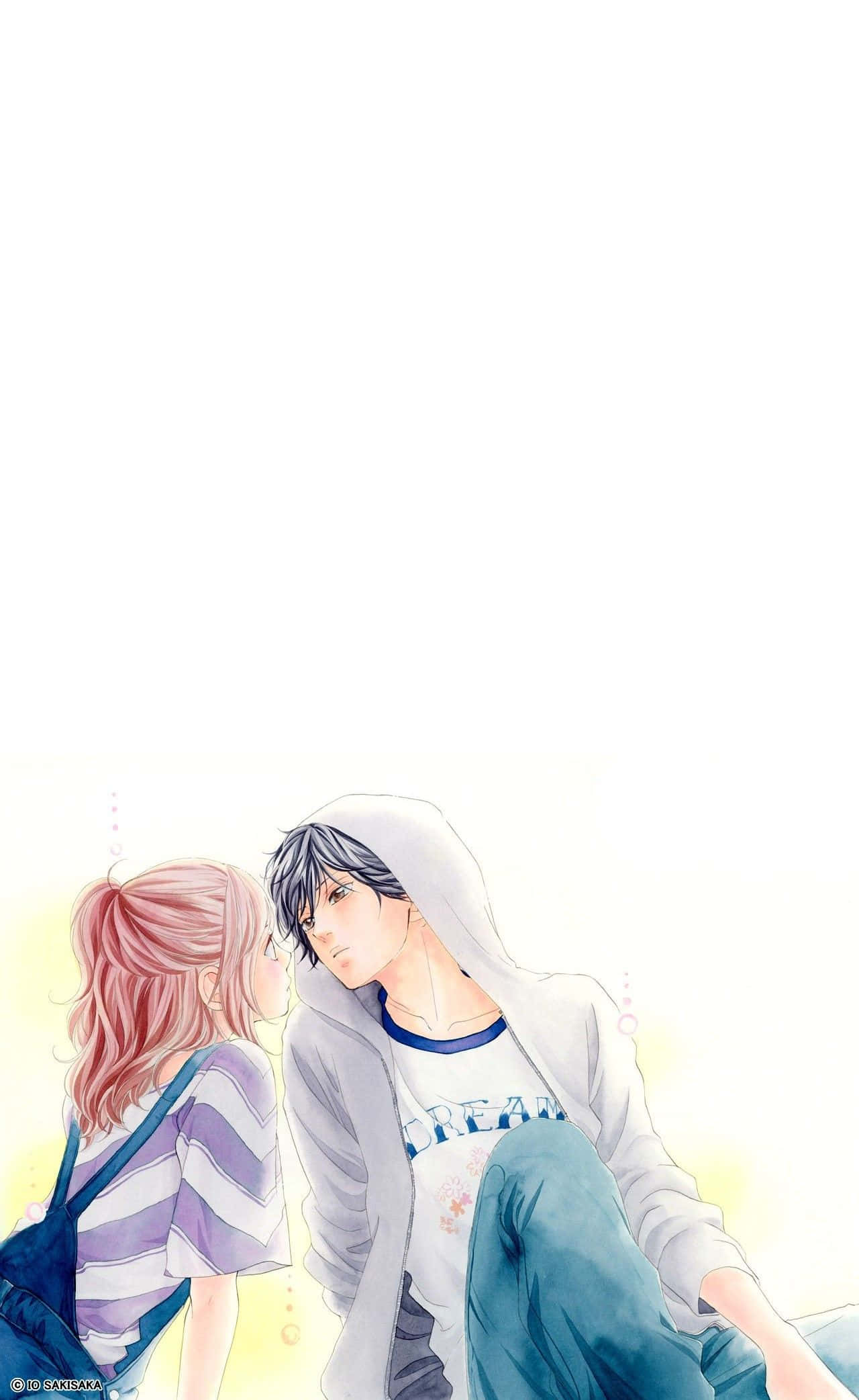 Ao Haru Ride, Yoshioka Futaba, pink-haired girl, Full HD Phone Wallpaper