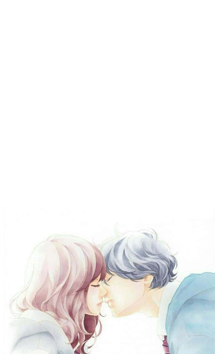 Ao Haru Ride, Yoshioka Futaba, pink hair, SD Phone Wallpaper