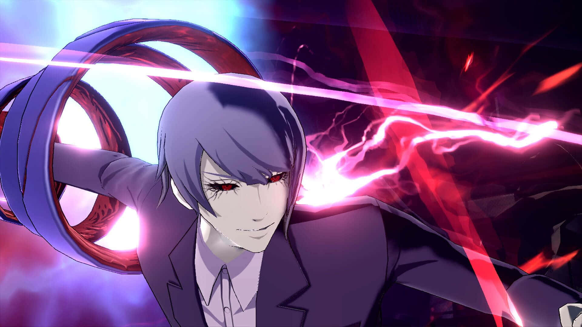 Aogiri Tree, purple hair, red eyes, Full HD Desktop Wallpaper