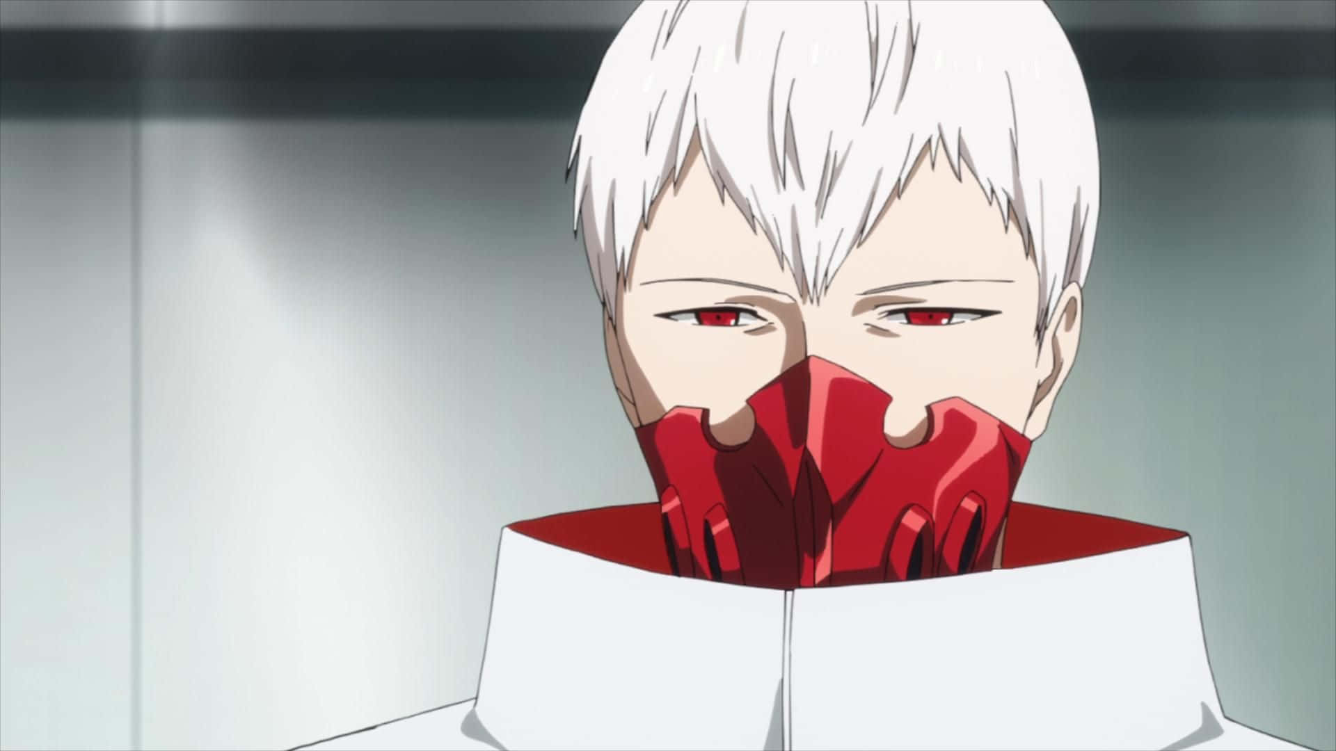 Aogiri Tree, white hair, red eyes, Full HD Desktop Wallpaper