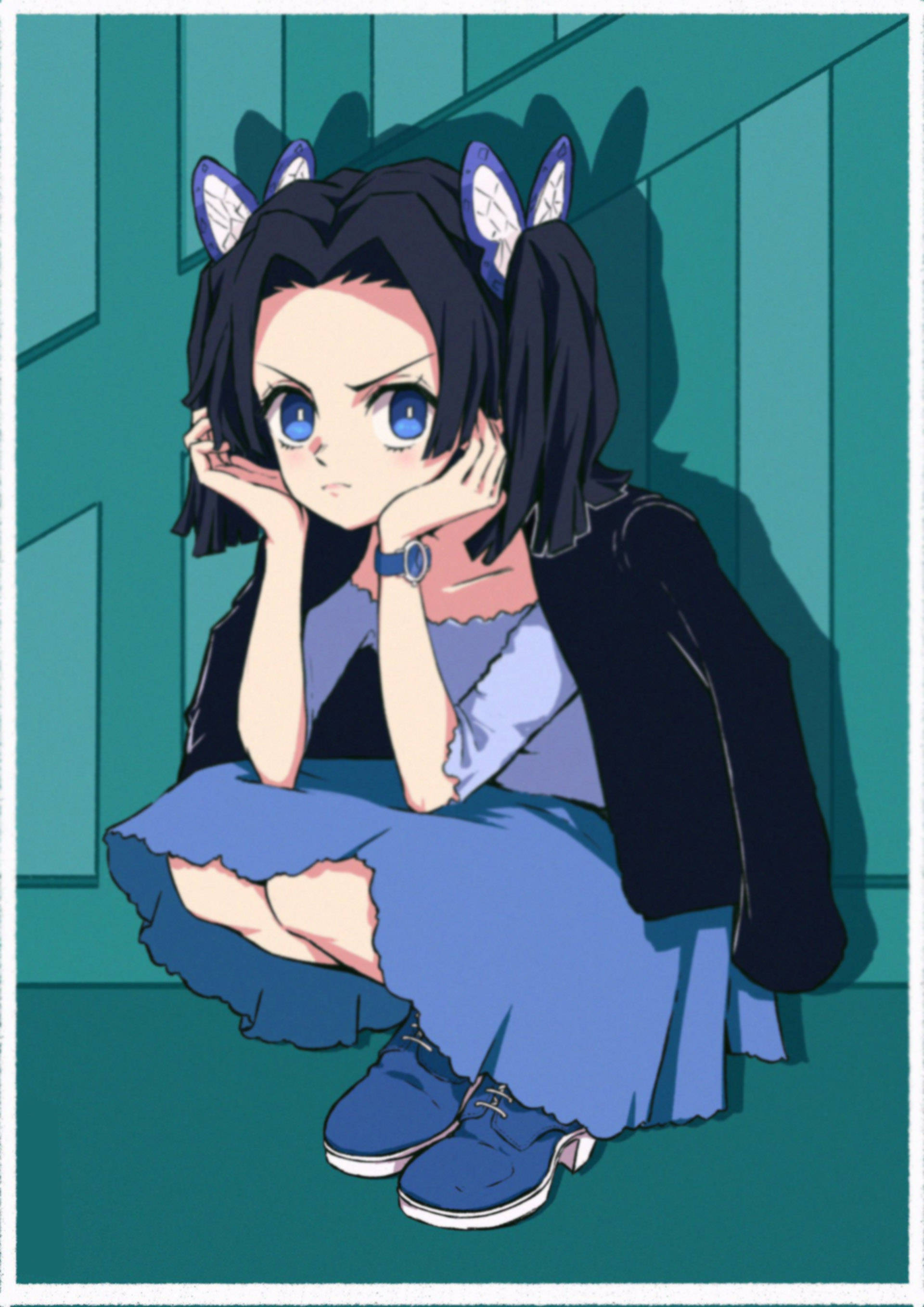 Aoi Kanzaki, blue-eyed, cat ears, 2K Phone Wallpaper