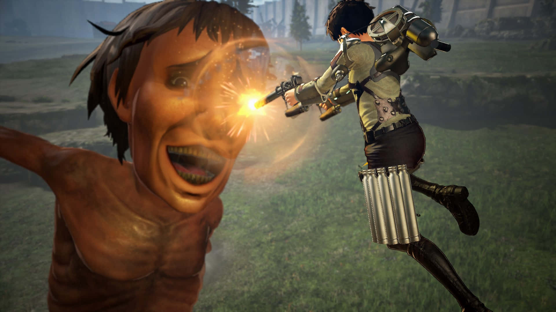 Aot 2 Final Battle, soldier, gear, Full HD Desktop Wallpaper