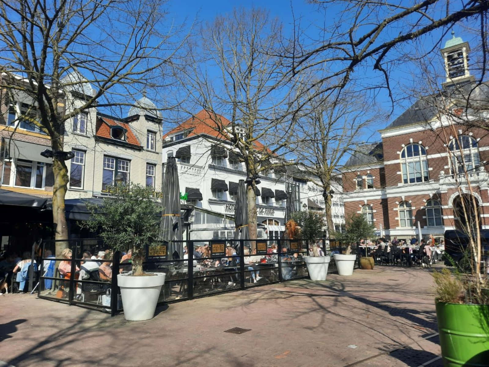 Apeldoorn, city center, urban plaza, HD Desktop Wallpaper