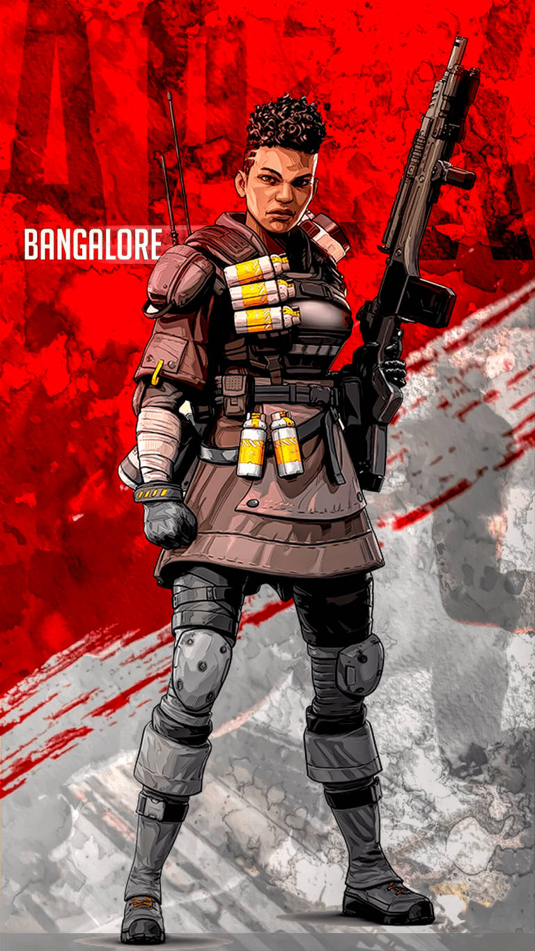 Apex Legends, Bangalore, iPhone Red, HD Phone Wallpaper