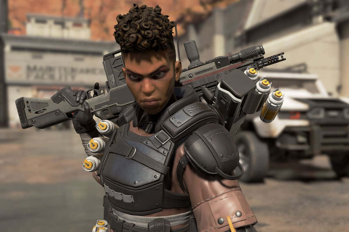 Apex Legends, Bangalore, armored soldier, SD Desktop Wallpaper
