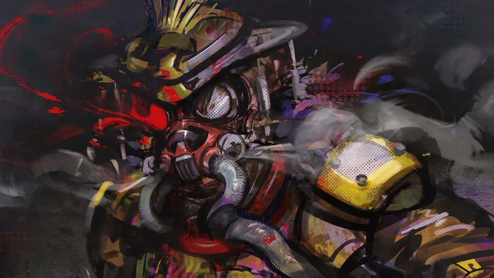 Apex Legends, Bloodhound, glowing red eyes, Full HD Desktop Wallpaper
