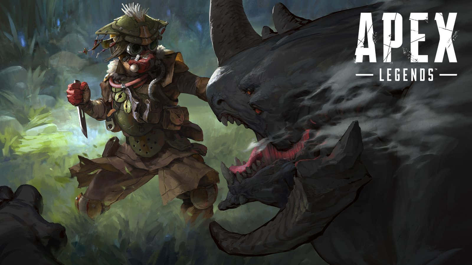 Apex Legends, Bloodhound, tribal armor, HD Desktop Wallpaper