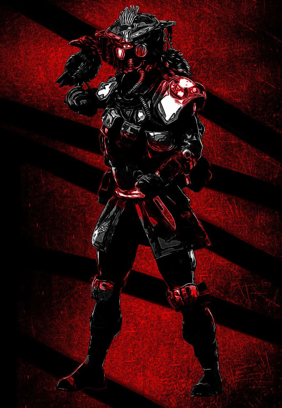 Apex Legends Bloodhound, glowing red eyes, crow, HD Phone Wallpaper