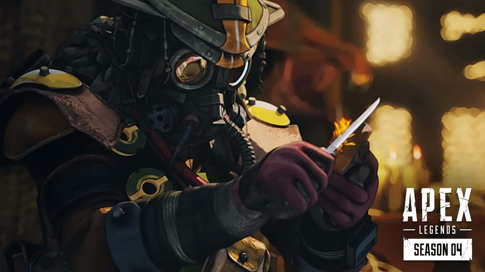 Apex Legends, Bloodhound, gas mask, HD Desktop Wallpaper