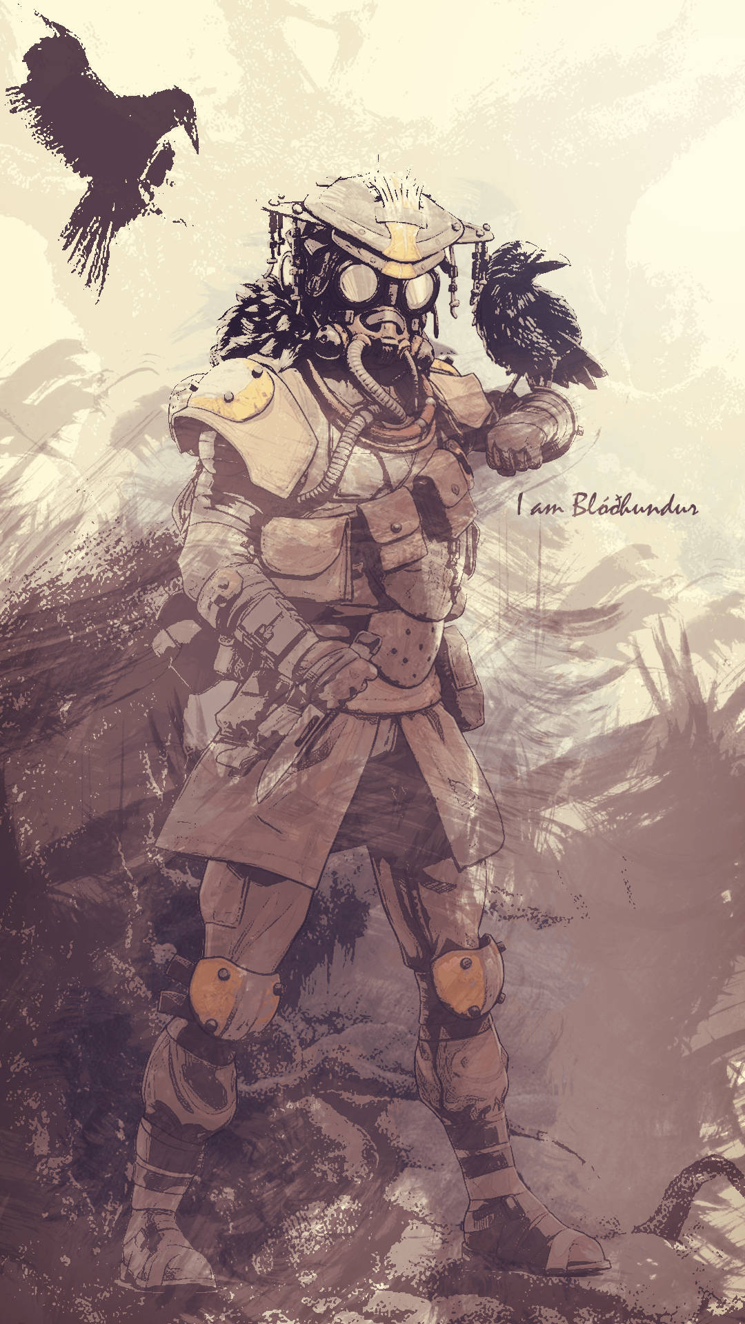 Bloodhound, Apex Legends, ravens, Full HD Phone Wallpaper
