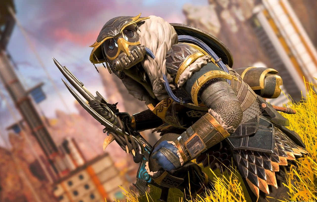 Apex Legends, Bloodhound, spiked weapon, SD Desktop Wallpaper
