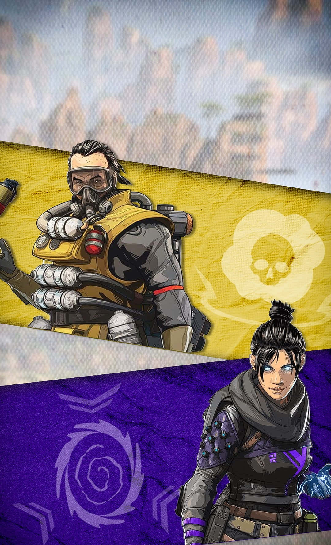 Apex Legends, Caustic, yellow gear, HD Phone Wallpaper