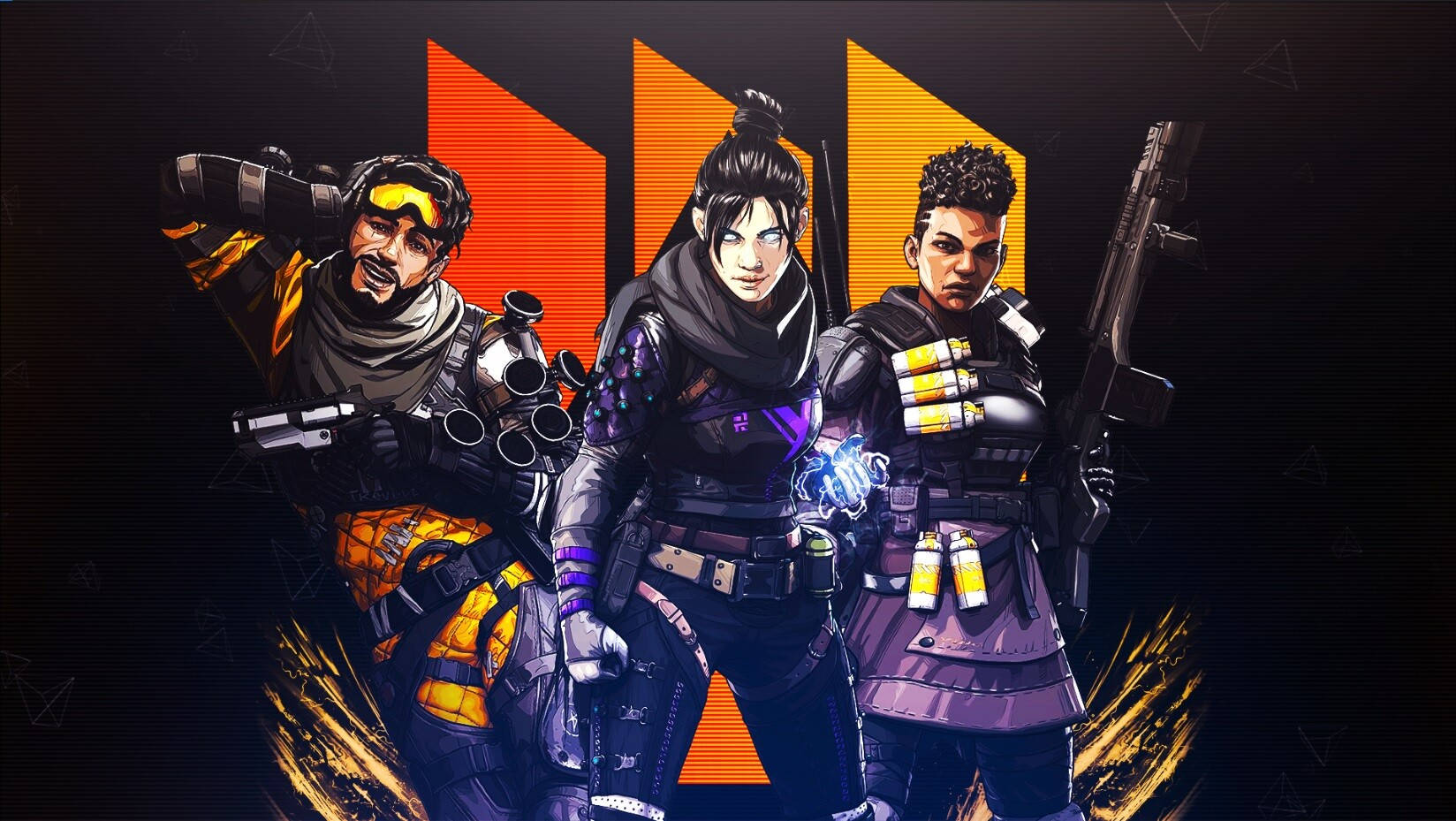 Apex Legends Characters, anime characters, tactical gear, HD Desktop Wallpaper