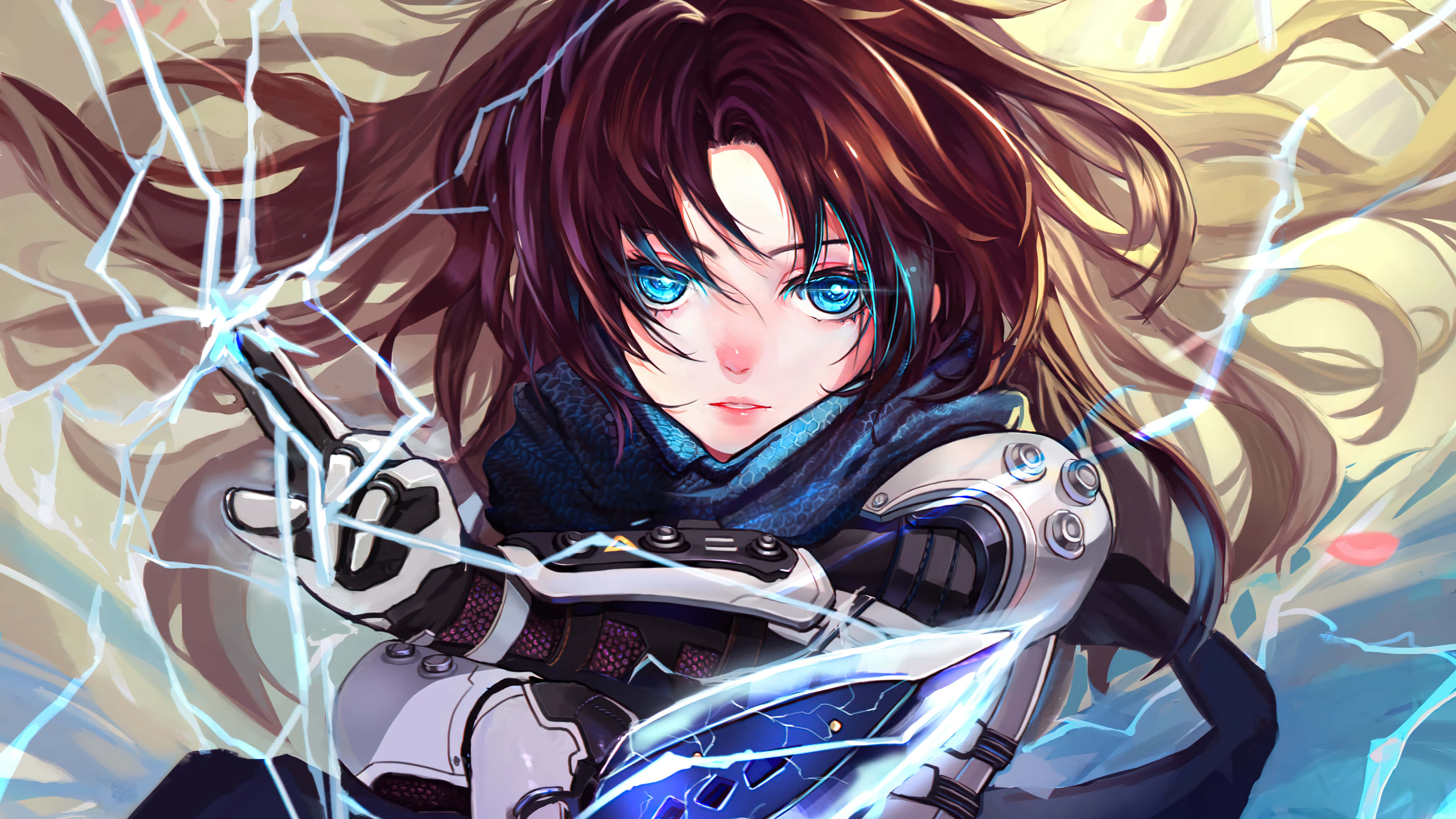 Apex Legends Characters, anime girl, blue eyes, 4K Desktop Wallpaper