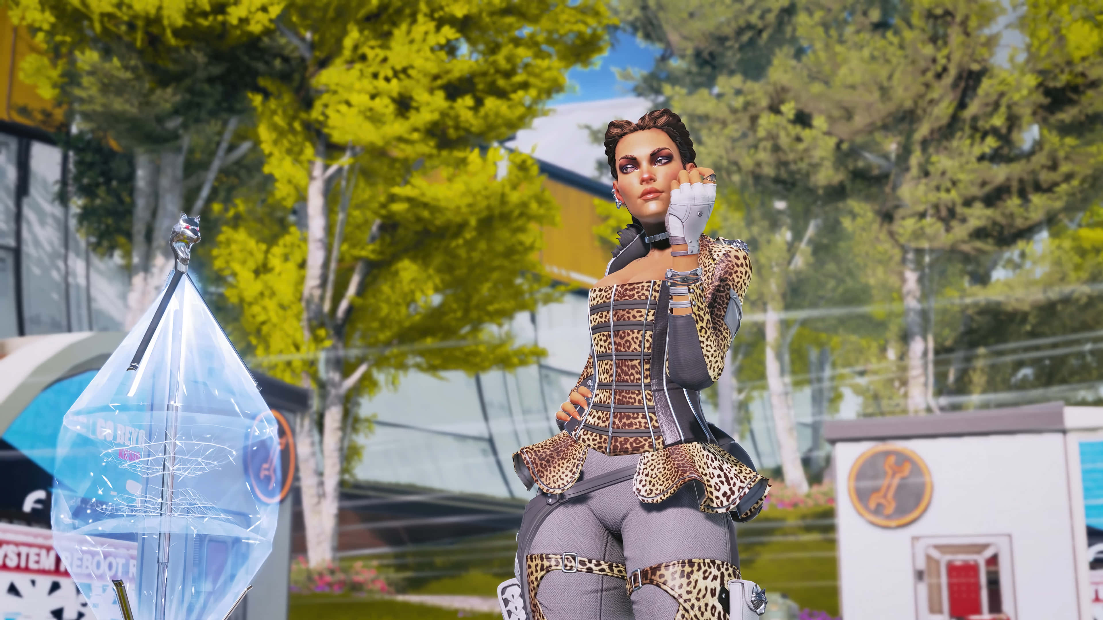 Apex Legends Characters, female character, leopard print armor, 4K Desktop Wallpaper