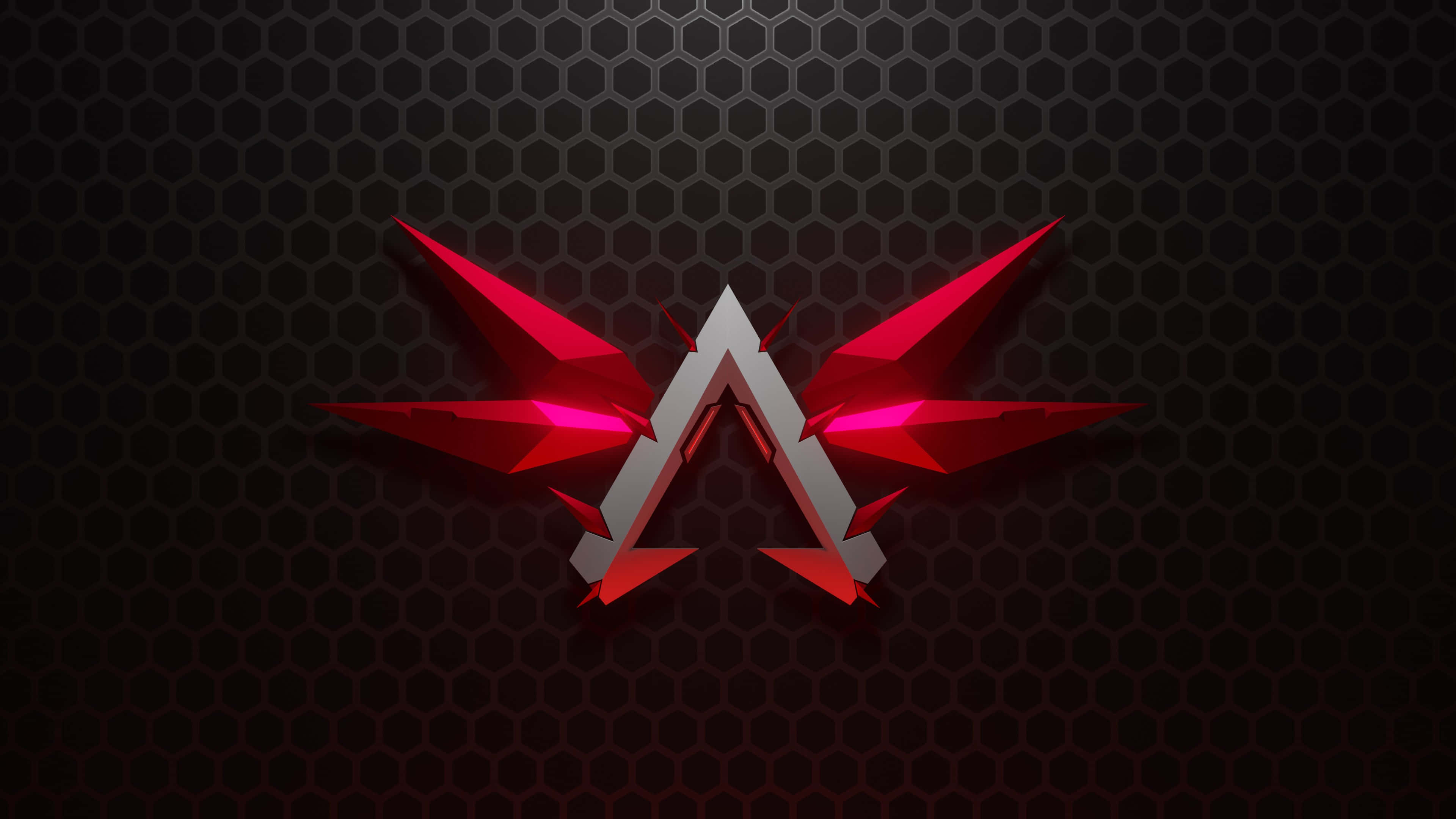 Apex Legends, silver metal, red, 4K Desktop Wallpaper