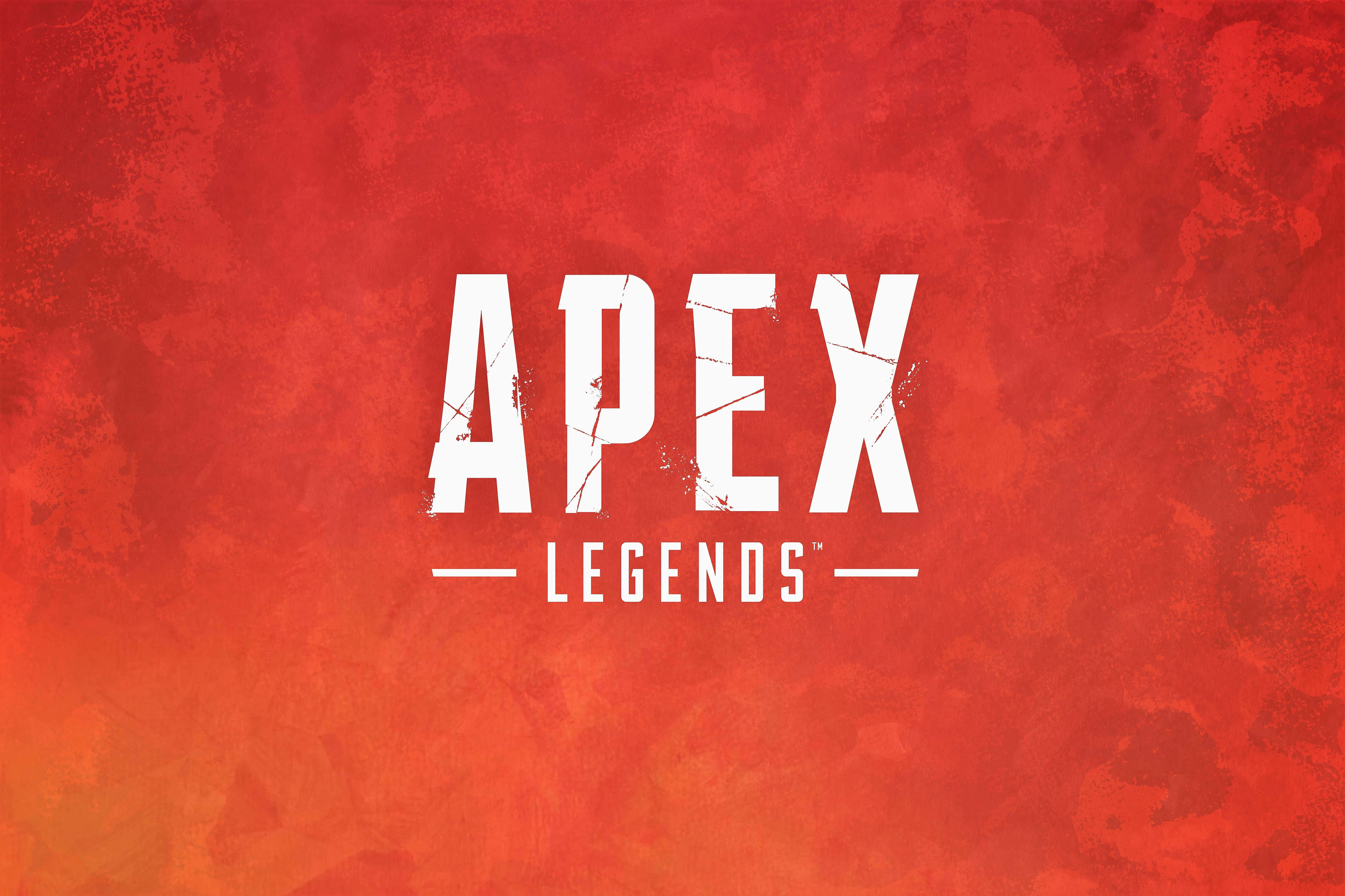 Apex Legends, smoky red, textured fiery red and orange gradient, 5K Desktop Wallpaper