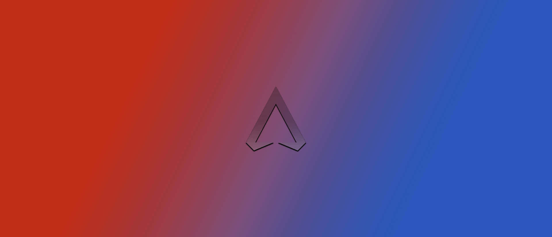 Apex Legends, red to blue gradient, minimalist geometric triangle, Full HD Desktop Wallpaper
