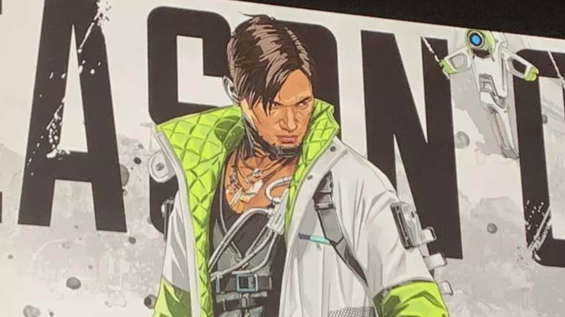 Crypto, Apex Legends, neon green jacket, Full HD Desktop Wallpaper