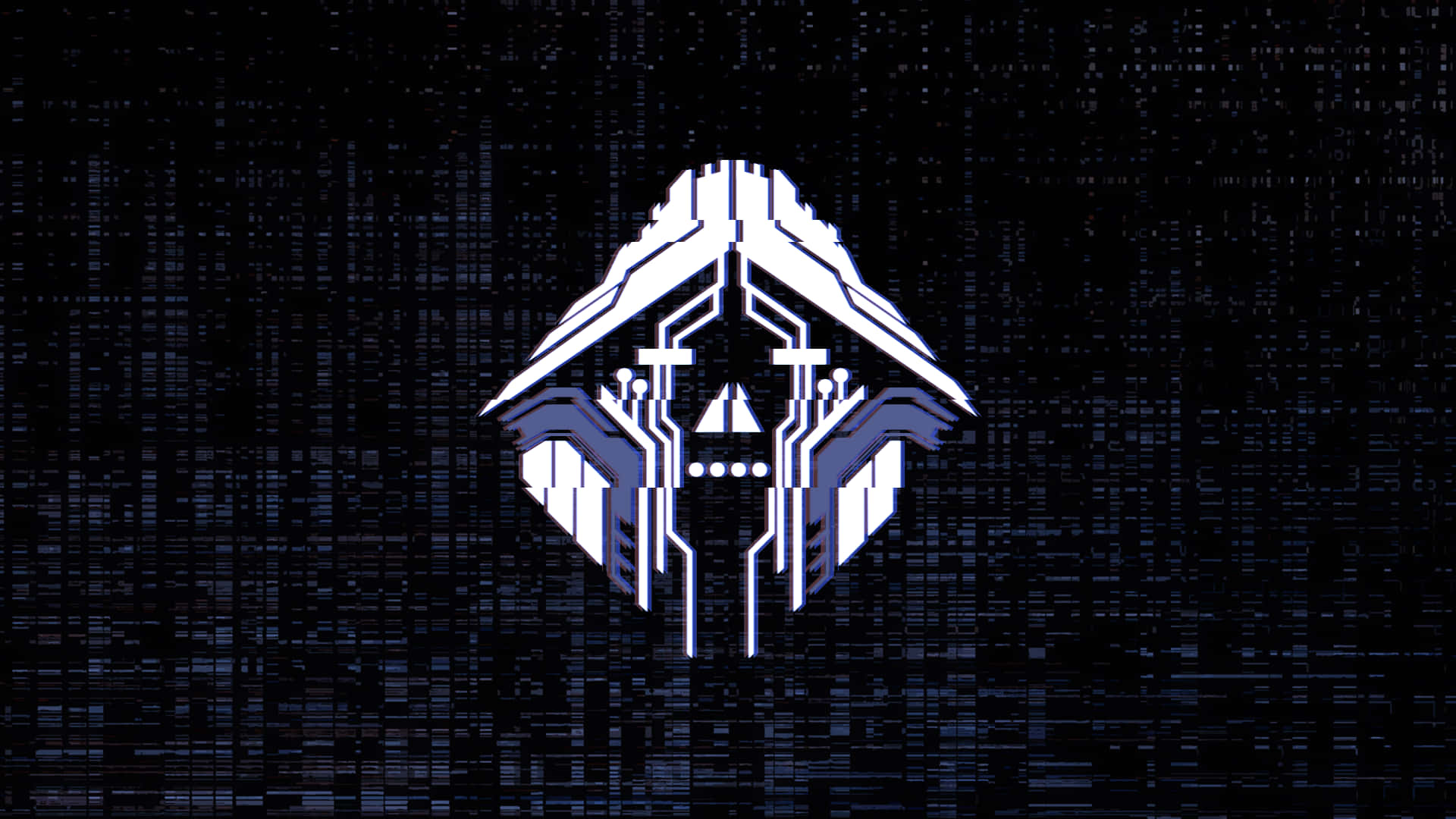Apex Legends Crypto, futuristic house icon, pixelated, Full HD Desktop Wallpaper