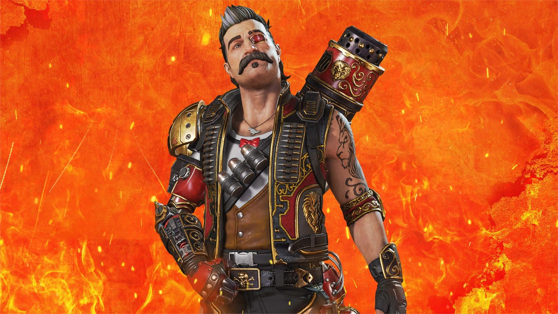Fuse, Apex Legends, steampunk warrior, Full HD Desktop Wallpaper