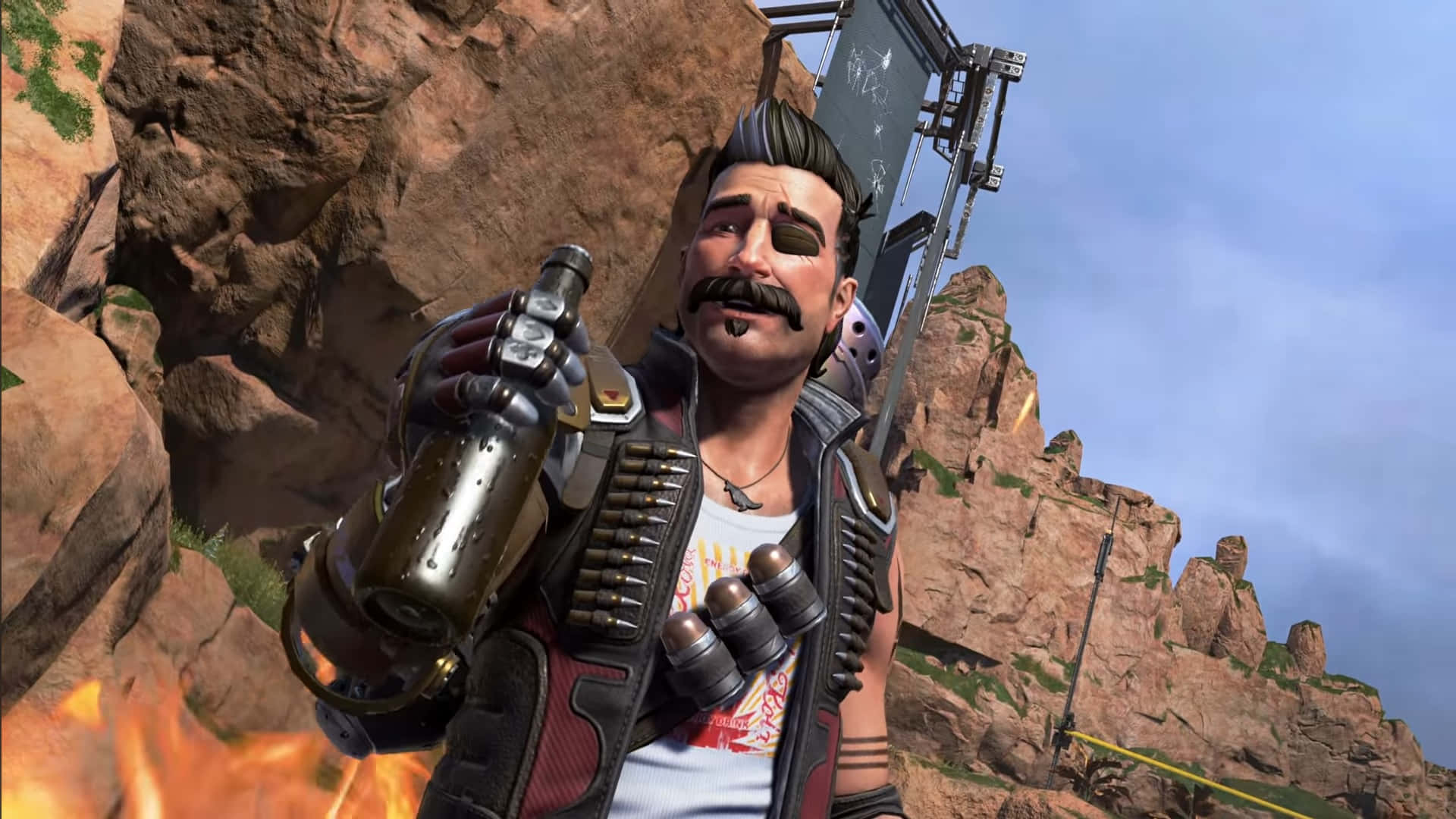 Apex Legends, Fuse, mechanical arm, Full HD Desktop Wallpaper