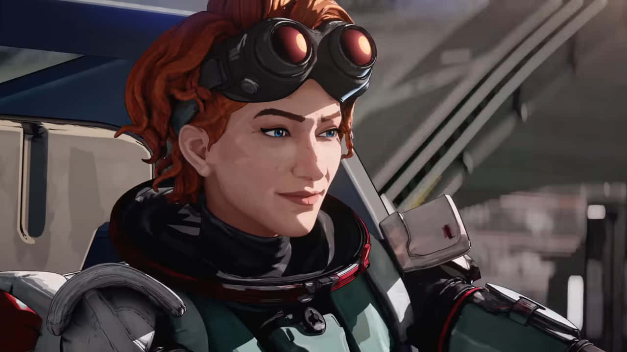 Apex Legends Horizon, red-haired woman, futuristic goggles, HD Desktop Wallpaper