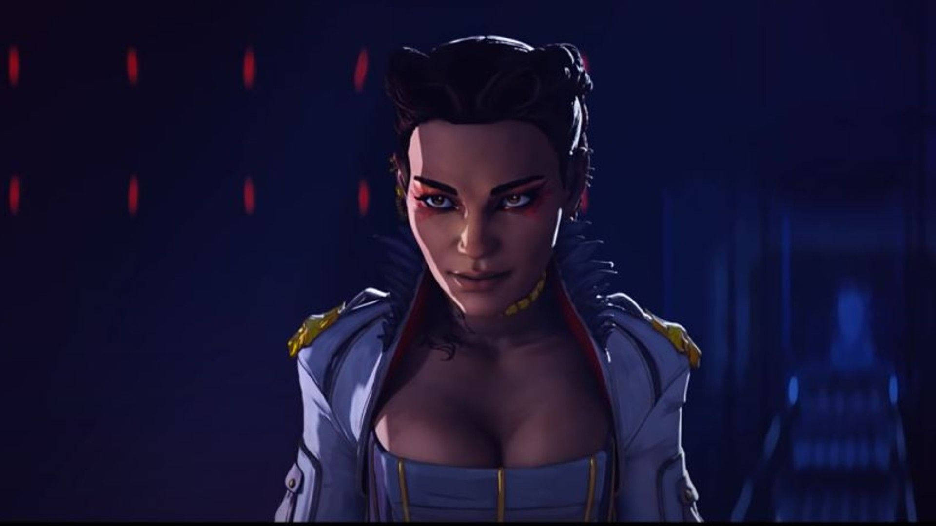 Apex Legends Loba, red eyes, futuristic armor, Full HD Desktop Wallpaper
