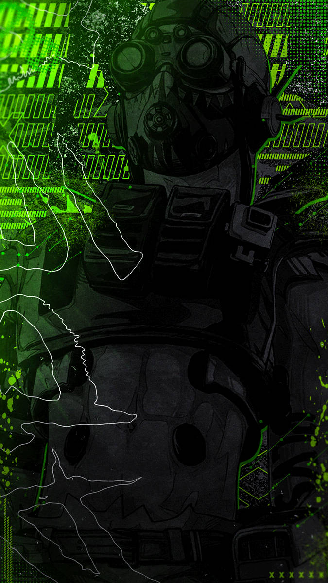 Apex Legends Octane, black, gas mask, SD Phone Wallpaper