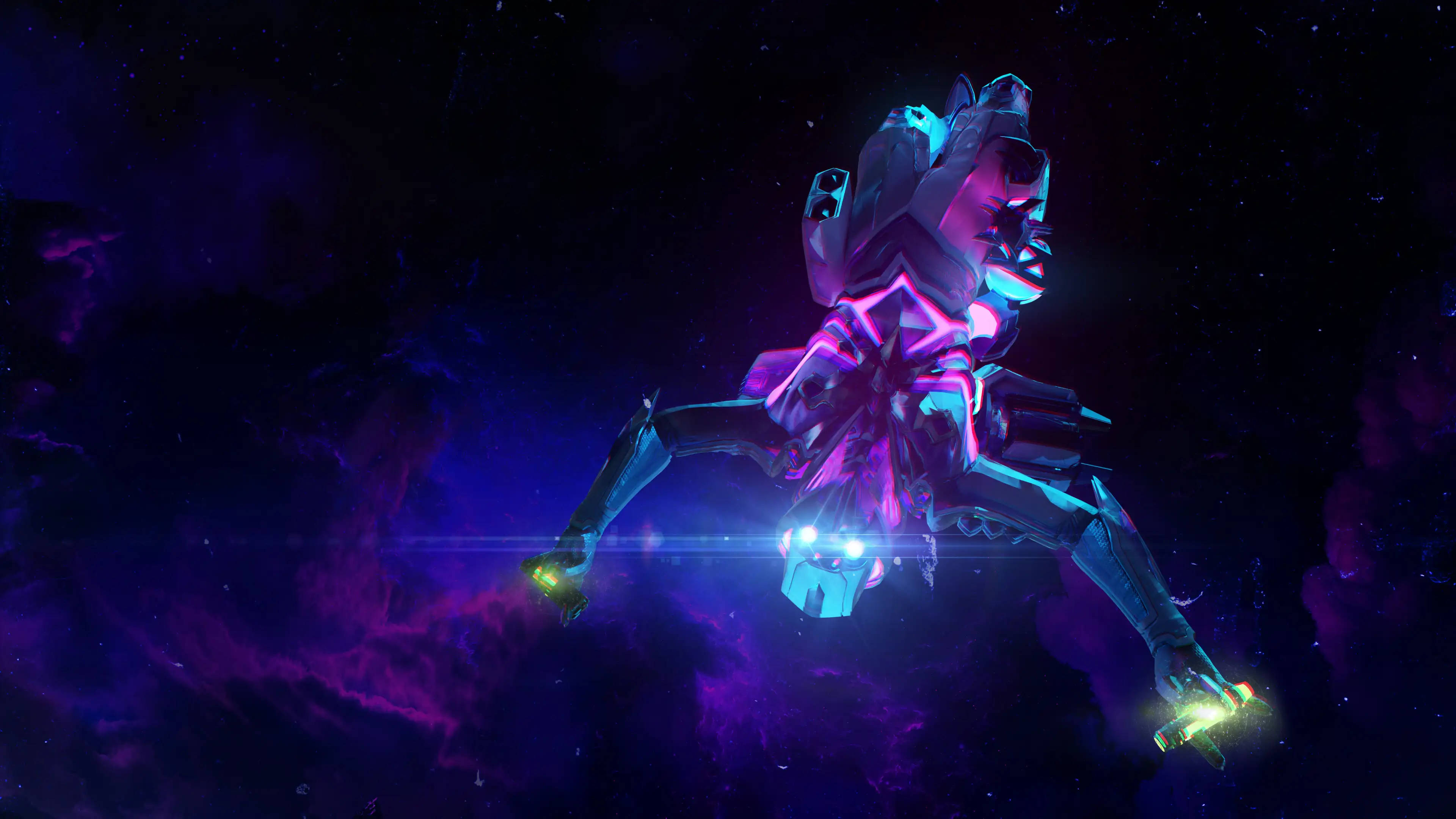Apex Legends Octane, neon suit, neon pink, 4K Desktop Wallpaper