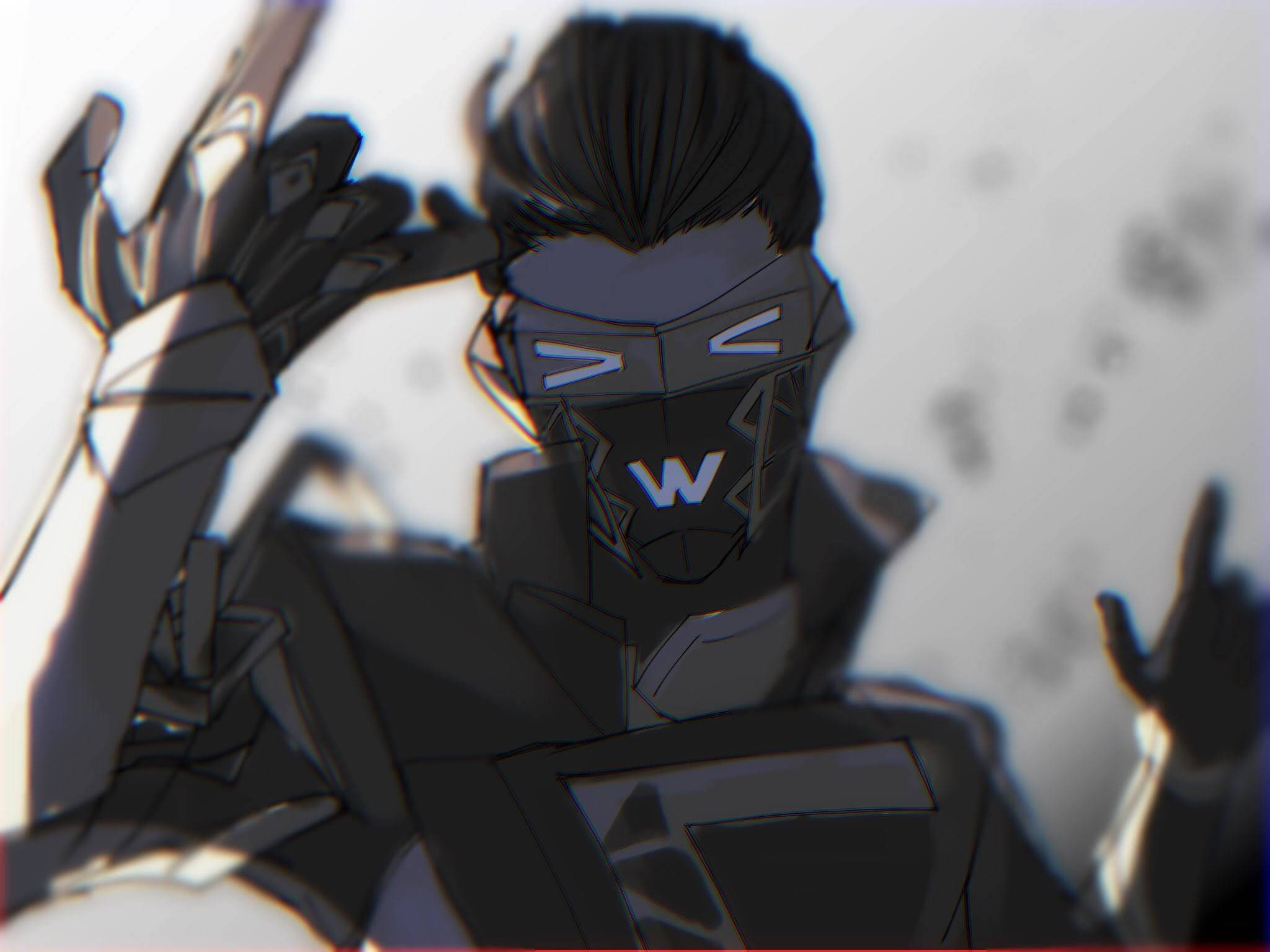 Apex Legends Octane, anime character, dark armor, Full HD Desktop Wallpaper
