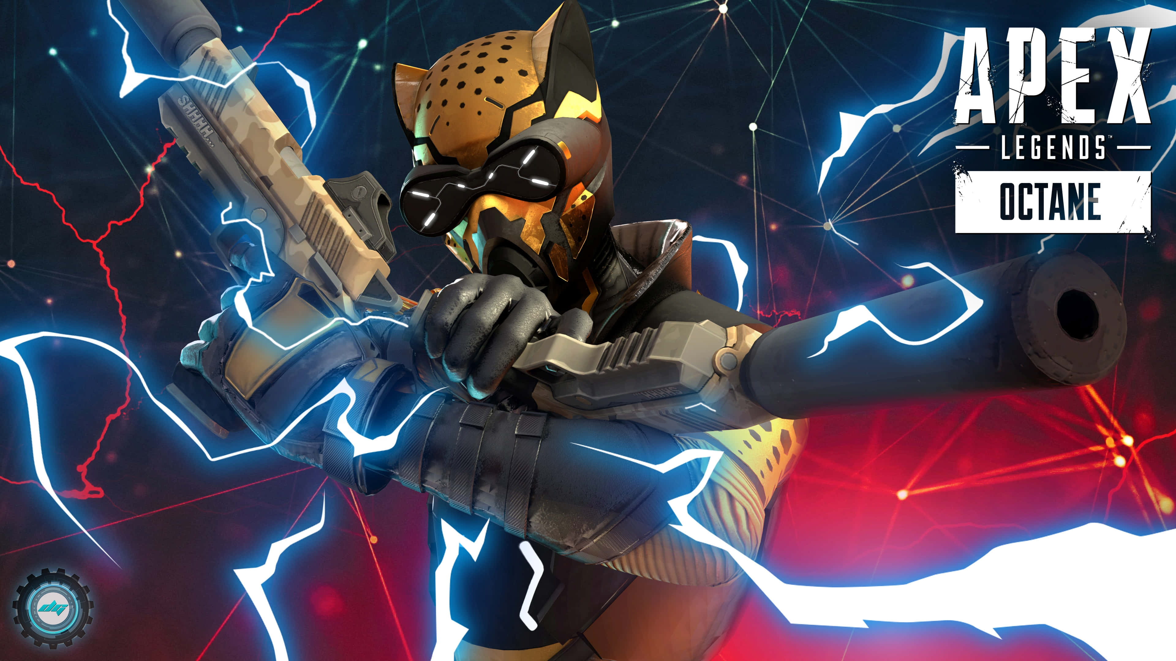 Apex Legends, Octane, cheetah-themed helmet, 4K Desktop Wallpaper